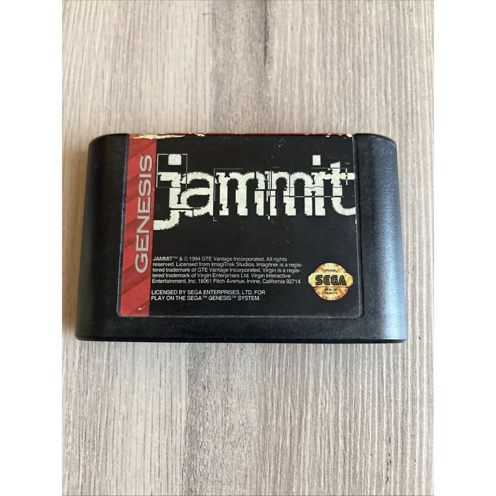 Jammit (Sega Genesis, 1994) Working Game Only‎